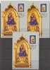 Liechtenstein 1995 Christmas 3 Maximum Card - Lettres & Documents