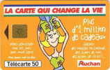 # France 998A  AUCHAN ORANGE 50u Gem 09.99 Tres Bon Etat - 1999