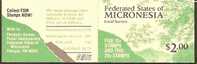 MICRONESIA - 1985 $2.00 Booklet, Contains Only 8 Stamps (not 10). Scott 36b. MNH ** - Mikronesien