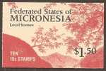 MICRONESIA - 1985 $1.50 Waterfall Complete Booklet. Scott 33a. MNH ** - Micronésie