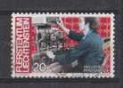 Liechtenstein 1984 Used, VFU, Occupation Series, Job On Machinery, TEchnology - Used Stamps