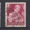 Liechtenstein 1951 Used, VFU, Agriculture Series,  Child With Bread, Loaf, Food - Usados