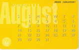 # UAE A14 August 1999 Calendar 30 Ods 01.99  Tres Bon Etat - United Arab Emirates