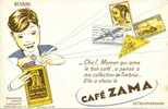 Buvard - Café Zama - Timbres - Café & Thé