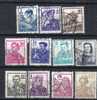 Rumänien; 1955; Michel 1500/8 + 1545/6 O; Berufe; - Used Stamps