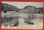 M770 Le Pont, Lac De Joux,Bateau Et Barques,Débarcadère.TRES ANIME.Précurseur.Cachet Brassus-Vallorbe 1902.Des Arts 1489 - Orbe