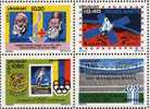 Ereignisse Uruguay Block 31 ** 40€ Rotes Kreuz, Viking Zum Mars, Olympiade 1928, Fussball-Stadion - Summer 1928: Amsterdam