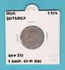 INDIA   (BRITANICA)   1  ANNA   1.934  CU NI   KM#513  MBC/VF     DL-8936 - Inde