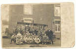 BASSENGE - Photo Carte - Equipe De Football En 1929 Devant Un Ancien Autocar - Ancêtre- Oldtimer (1485)sf31 - Bassenge