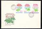 Romania 1968 FDC  Set 2 Covers With Fleurs;divrses. - FDC