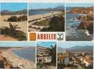 Cp ,66 , ARGELES-PLAGE , Multi-Vues , Voyagé 1984 - Argeles Sur Mer