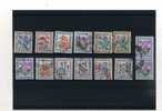 - FRANCE . SUITE DE TIMBRES  TAXE FLEURS DES CHAMPS . OBLITERES - 1960-.... Postfris