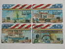 Ellis Island. MINT Set Of 4. - Cartes Holographiques (Landis & Gyr)