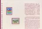 Folder 1979 Environmental Protection Stamps Cartoon Mount River Clouds - Climat & Météorologie