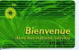 CARTE  BP   BIENVENUE - Car Wash Cards