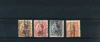 - ESPAGNE . SUITE DE TIMBRES DE 1931 . PORTRAIT DU ROI SURCHARGE VERTICALEMENT . OBLITERES - Used Stamps