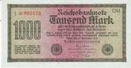 Germany 1922 1000  Mark  OM - Deutsche Golddiskontbank