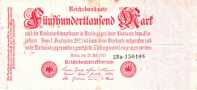 Germany 1923     500 000  Mark - Deutsche Golddiskontbank