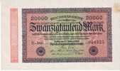 Germany 1922 20 000  Mark R-MB - Deutsche Golddiskontbank