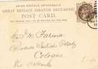 Entero Postal LONDON 1879 A Colonia Via Ostende - Lettres & Documents