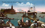 TOP AK Hamburg - Hafen Mit Kehrwiederspitze Cca 1910 Schiff Ship - Mitte