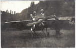 Carte Photo Ancienne Aviation - Monoplan Monomoteur Avec Cocardes - Warplane - 1914-1918: 1ra Guerra