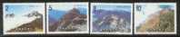 1986 Yushan ( Mount Jade ) National Park Stamps Clouds Geology Rock - Climat & Météorologie