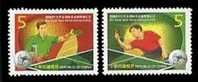 2002 Table Tennis Stamps Disabled Wheelchair Paralympic IPC Sport - Handicap