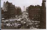 SHEFFIELD - TOWN HALL SQUARE - ANIMATED RP 1937  YS22 - Sheffield