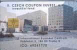 # CZECH C31 Coupon Invest (no21) 50 Sc5 10.93 Tres Bon Etat - Czech Republic