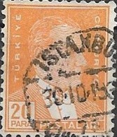 TURKEY 1931 Kemal Ataturk -  20pa. - Orange FU - Gebraucht