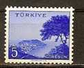 TURKEY 1958 Towns (small Size) - 5k Blue (Giresun) MNH - Unused Stamps
