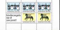 Netherlands Nederland 1975 "Voor Het Kind" Block Of 5 MNH - Unused Stamps