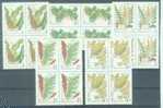 USSR 1987-5729-33 FLORA, S S S R, 4 X 5v, MNH - Legumbres