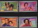 2001 HONG KONG MOVIE STARS 4V STAMP - Unused Stamps