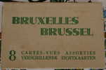 RACCOLTA ORIGINALE ANNI 50 8 CARTOLINE D'EPOCA DI BRUXELLES - Souvenirs