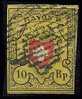 Suisse  Ob N° 15 - (L1)  Défectueux . Cote 120 Euros - 1843-1852 Federal & Cantonal Stamps