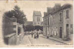 Carte Postale Ancienne Avon - La Rue Grande Et L'Eglise - Avon