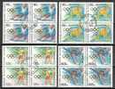 BULGARIA / BULGARIE - 1997 - Jeux Olimpiques D´Hiver - Nagano´1998 - Bl. De 4 Obl. - Used Stamps