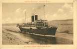 Bateaux -ref 453- Messageries Maritimes - *le Paul Lecat *dans Le Canal De Suez - - Dampfer