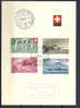 PP047 - Pro Patria 1947 Sur Feuillet PTT - Used Stamps