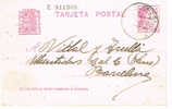 3546   Entero Postal, MOLLERUSA,  ( Lerida) República Española - 1931-....