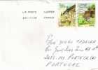 France Cover To Portugal With Palais Grand-Ducal And Citadelle Saint-Esprit Stamps - Briefe U. Dokumente