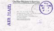 1420. Carta Oficial NAUSORI (Fiji) 1983.  Service O.H.M.S. - Fiji (1970-...)