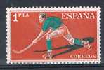 España Num 1310, Cat Edifil. Hockey 1 Pts  ** - Unused Stamps