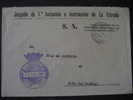 LA ESTRADA Pontevedra Galicia 1987 A Noya Juzgado De 1ª Inst Justicia Justice Franquicia Postage Paid Sobre Cover - Portofreiheit