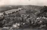 95cpsm La Roche Guyon   Panorama La Vallée De La Seine Vers Bonnieres - La Roche Guyon