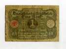 - ALLEMAGNE .  DARLEHNSTAFFENFCHEIN . 1 M. 1920 - Amministrazione Del Debito