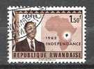 République Rwandaise - 1962 - COB 4 - Oblit. - Nuovi