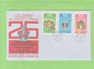 NEW HEBRIDES - 1977 Silver Jubilee FDC - Andere & Zonder Classificatie